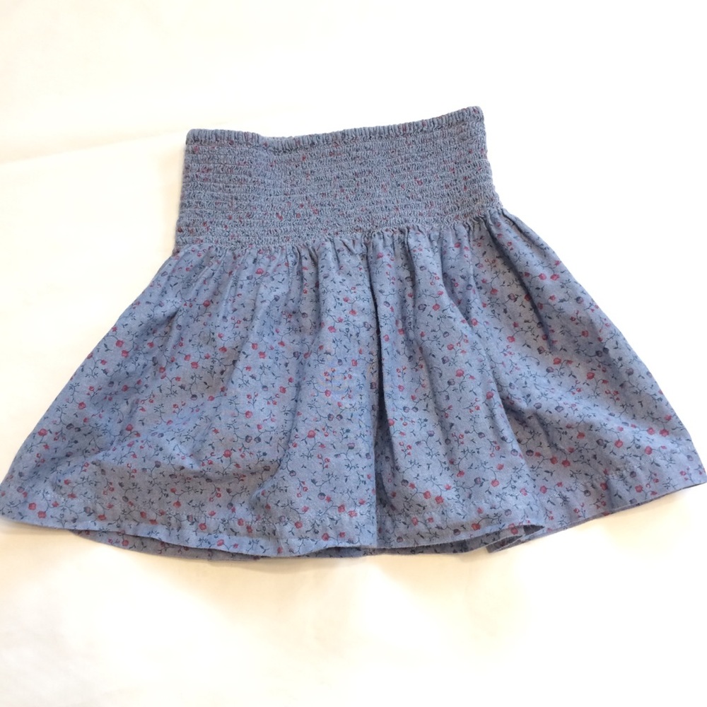 Girl’s Peek Short Skirt Lightweight, Denim Look 12